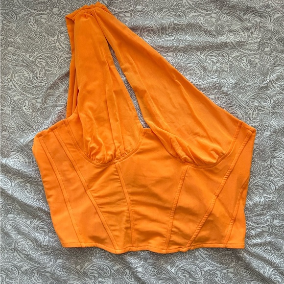 Orange Corset Top - Picture 2 of 7